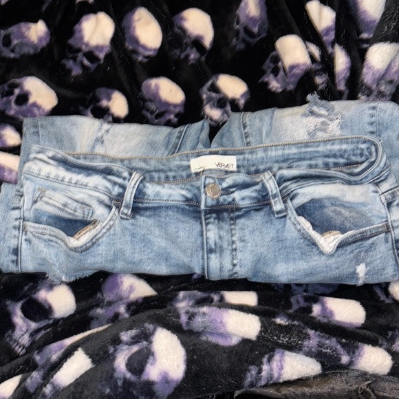 Women’s VERVET Ankle Skinny High Rise Ripped Jean size 14 - Picture 2 of 5